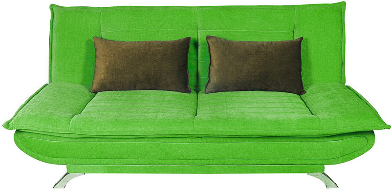 houzzcraft Double Solid Wood Sofa Bed(Finish Color - green and black Mechanism Type - Fold Out)