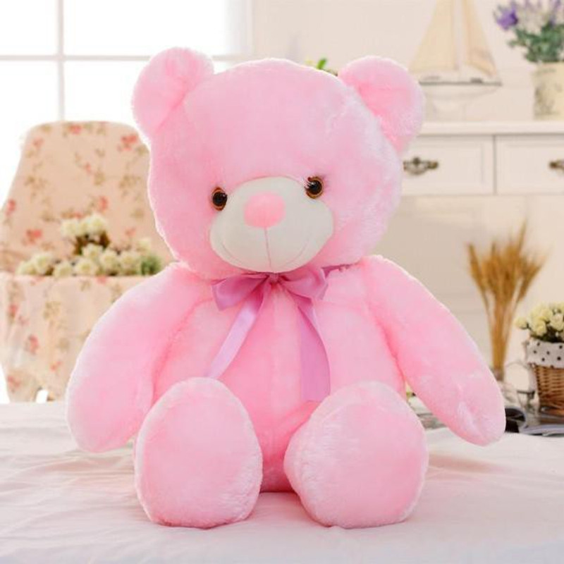 Giftee Stuff Golu Bear Pink Sitting TEDDY- - 35 cm(Pink)