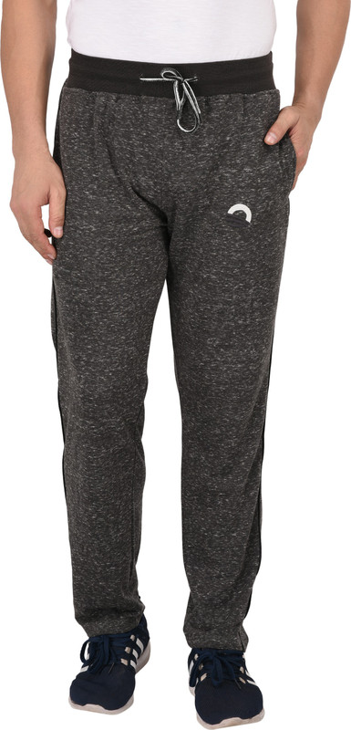 Odoky Self Design Men Grey Track Pants