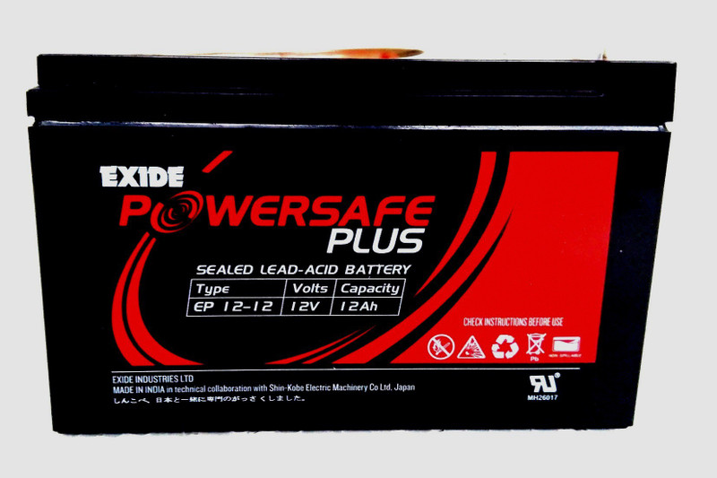EXIDE Powersafe 12AH SMF Battery UPS EXIDE Powersafe 12AH SMF Battery UPS