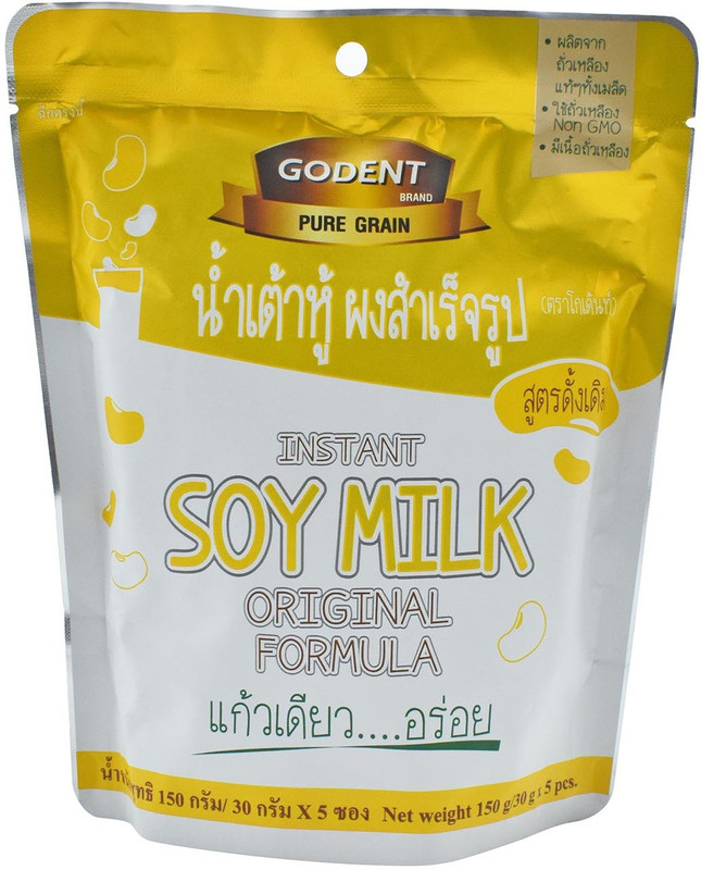 godent Pure Grain Instant Soy Milk, Original Formula - 150g (5x30g)(Soya)