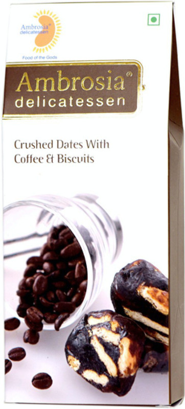 AMBROSIA DELICATESSEN Crushed Dates with Coffee & Biscuits Dates Box(100 g)