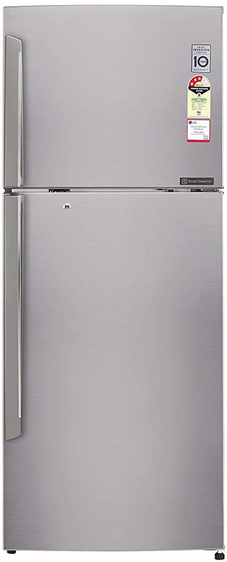 LG 420 L Frost Free Double Door 4 Star Refrigerator(Shiny Steel, GL-I472QPZX) LG 420 L Frost Free Double Door 4 Star Refrigerator(Shiny Steel, GL-I472QPZX)