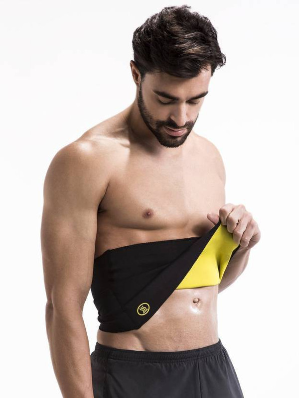 future fitness life 100 % Genuine Soft Slim Sweat Belt for Men & Women (Burn Calories & Support Abdomen Muscles) "XL" Slimming Belt (Black) Slimming Belt(Black)