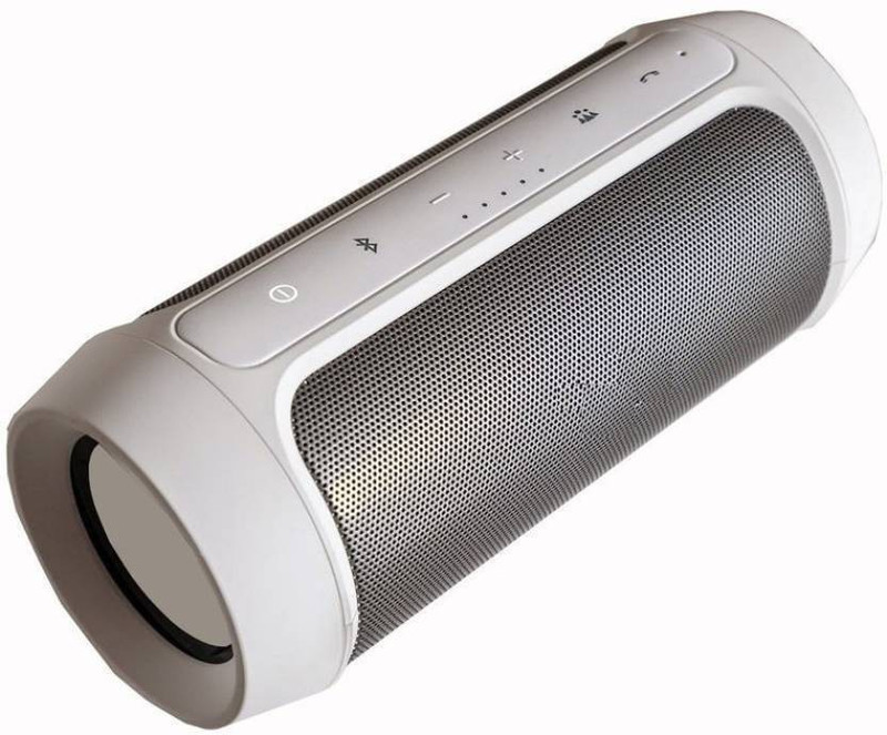 bringworld Bluetooth and Wireless Portable Speaker with Built-in Microphone High Bass Speake, Supports All Smartphones 10 W Bluetooth  Speaker(White, 2.1 Channel)