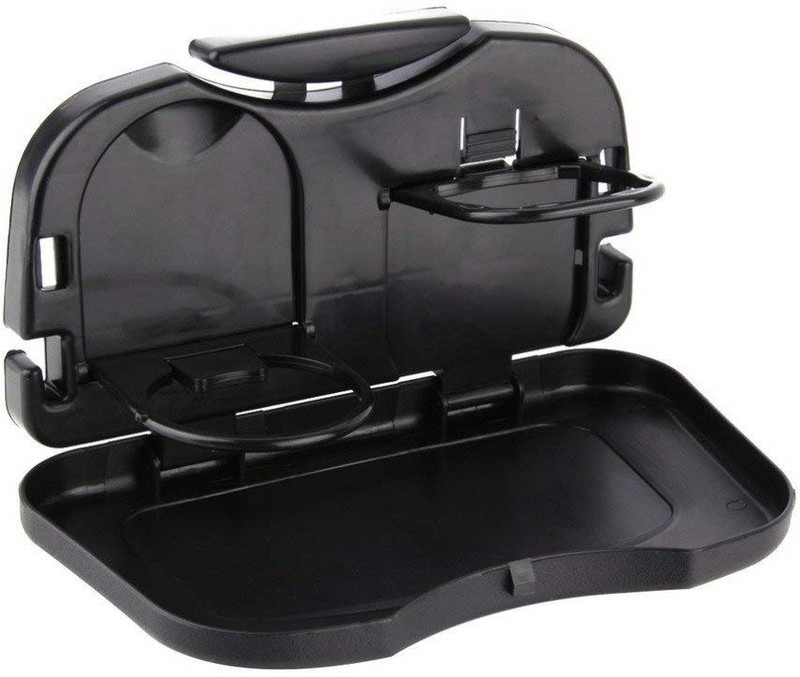 vgear black Backseat Food Tray with Bottle Cup Holder for Car Car Bottle Holder(Plastic)