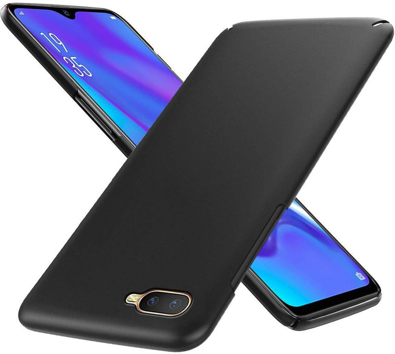 filbay Back Cover for Oppo K1(Black, Dual Protection)