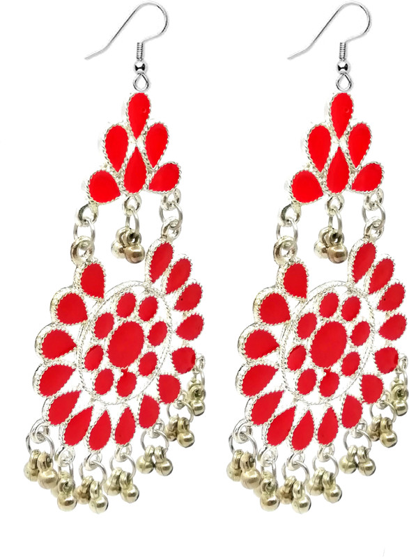 reyaz collections Reyaz collections earrings Pearl German Silver Jhumki Earring, Plug Earring, Drops & Danglers, Tunnel Earring