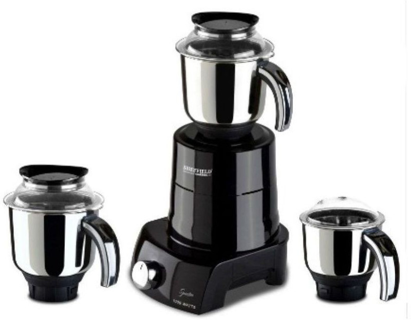 Sheffield Classic Specter SH-1029 800 Mixer Grinder(Metallic Black, 3 Jars)