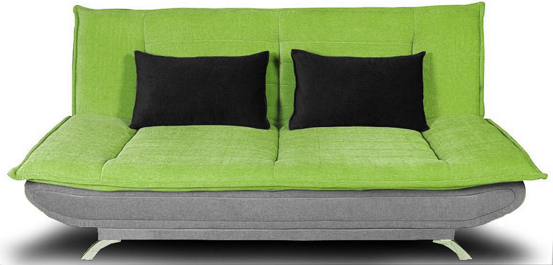 houzzcraft Double Solid Wood Sofa Bed(Finish Color - green and grey Mechanism Type - Fold Out)