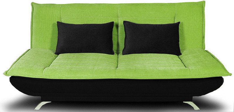 houzzcraft Double Solid Wood Sofa Bed(Finish Color - green and black Mechanism Type - Fold Out)