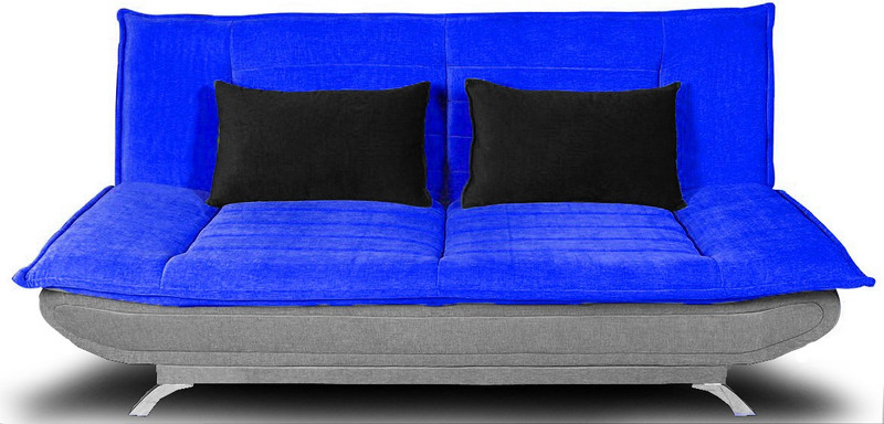 houzzcraft Double Solid Wood Sofa Bed(Finish Color - blue and grey Mechanism Type - Fold Out)