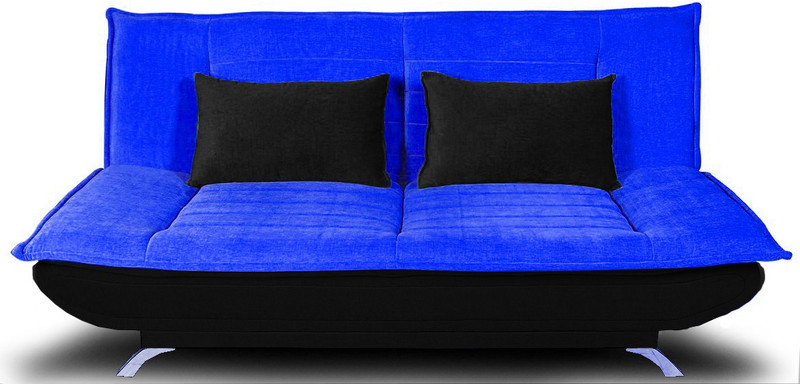 houzzcraft Double Solid Wood Sofa Bed(Finish Color - blue and black Mechanism Type - Fold Out)