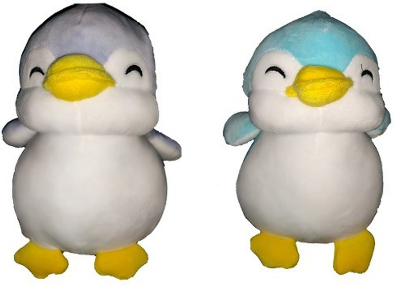 fabbud penguin 15cm carhanging soft toy plush Stuffed Cartoon Toy For kids ,car hanging birthday gift return gift love girl - 15 cm (multicolour)  - 15 mm(Multicolor)