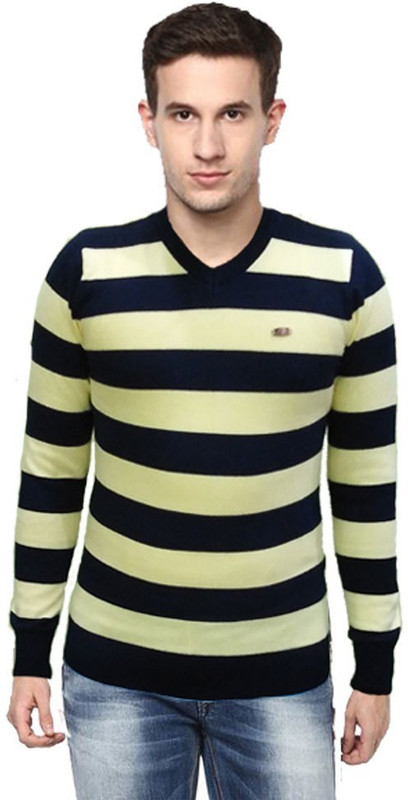 khintha Full Sleeve Striped Men Sweatshirt