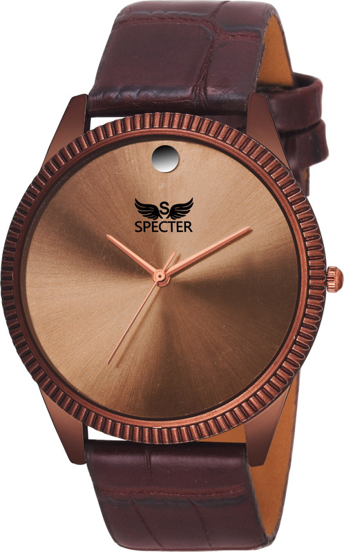 specter Analog brown Dial Leather Tan Belt Premium Wrist Watch For Men And Boys modish::stylish::casual::fashionable Analog Watch  - For Men