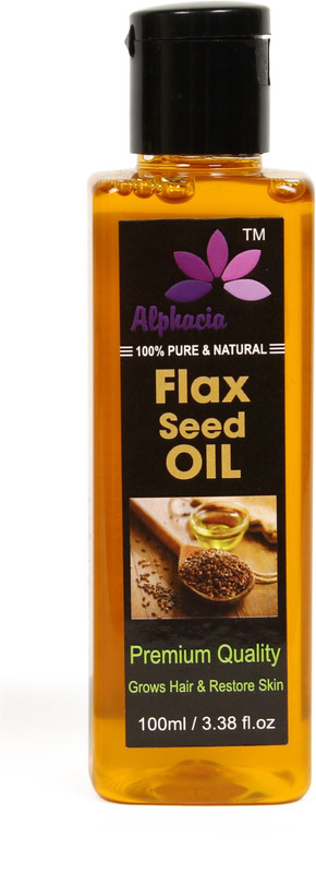 Alphacia Organic Cold Pressed Flax seed Oil(100 ml)
