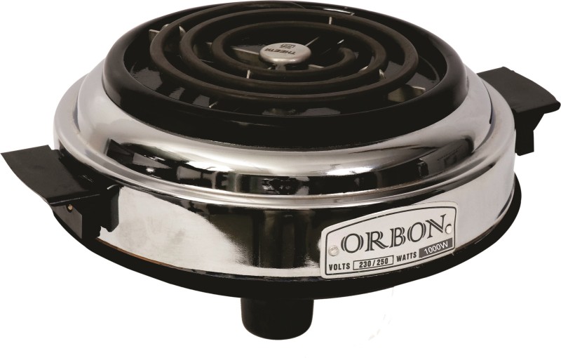 Orbon 1000 Watt G Coil Round Silver Electric Cooking Heater(1 Burner)