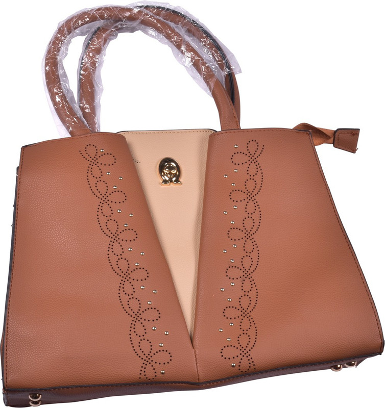 raje Women Brown Hand-held Bag