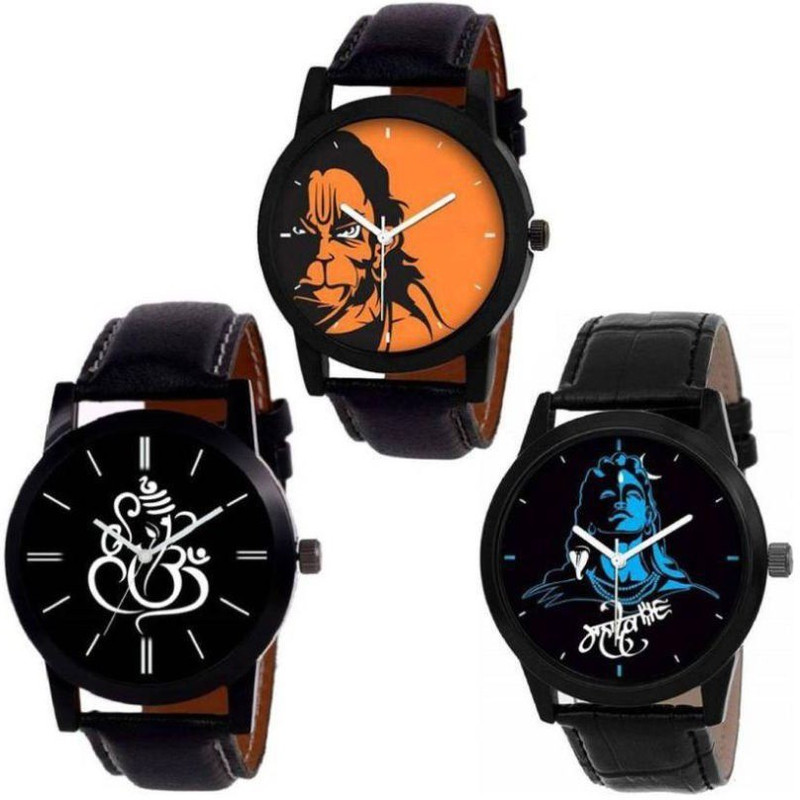 prosence creation G2 & H1 blk & Photo Analog Watch  - For Men