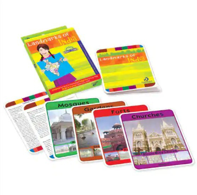 parksons Landmarks of India - 5 in 1 family game - pack of 2(Multicolor)