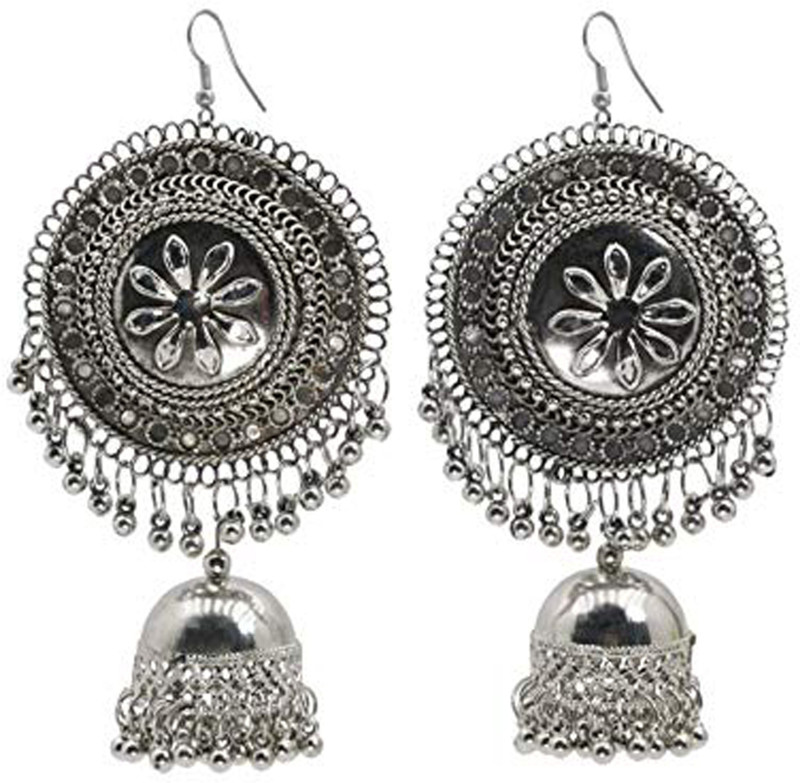 reyaz collections Reyaz collections earring German Silver Jhumki Earring