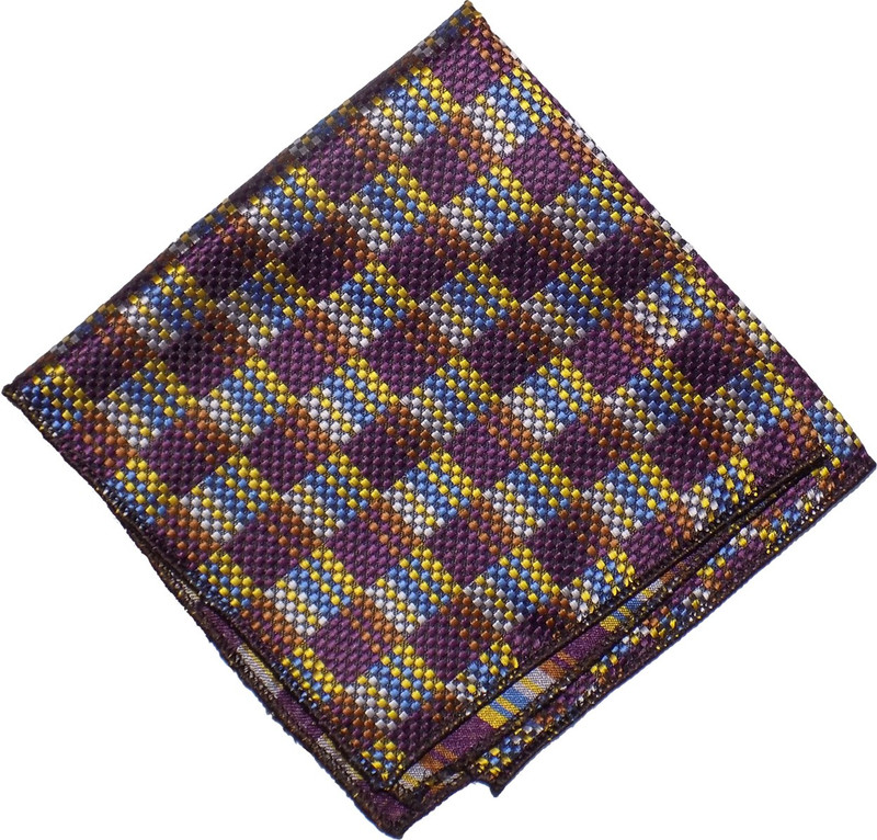 Forty Hands Woven Cotton Blend Pocket Square
