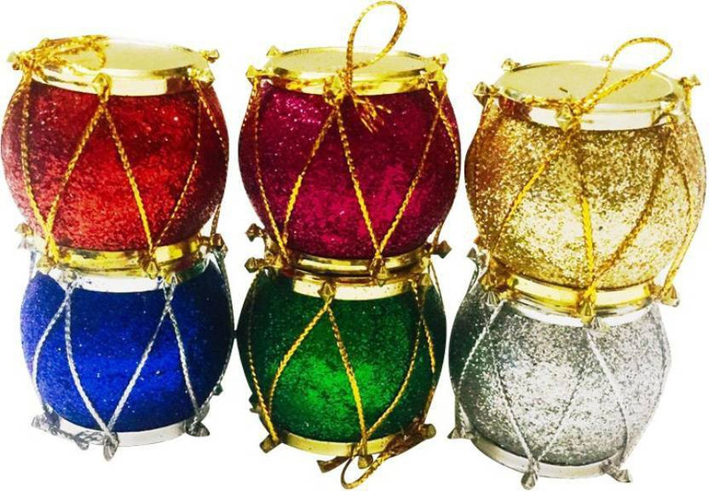 yuvraj creation Christmas Decoration 46 Hanging Ornaments Pack of 6
