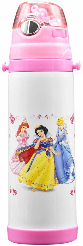 shopnjazz Stainless Steel Vacuum Flask Straw Sipper for Kids, White/Pink, 500ml 500 ml Sipper(Pack of 1, White, Pink)