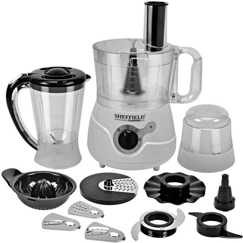 Sheffield Classic 1021 Food Processor 600 W Food Processor(White and Purple)