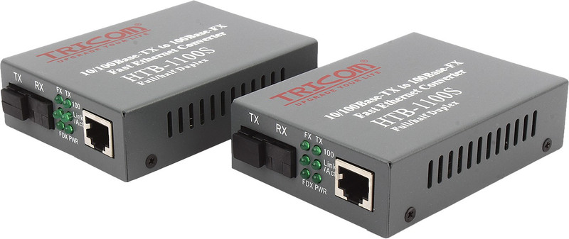 Buy Tricom 10/100 Mbps Ethernet to Fiber Optic Single Mode Single Fiber ...