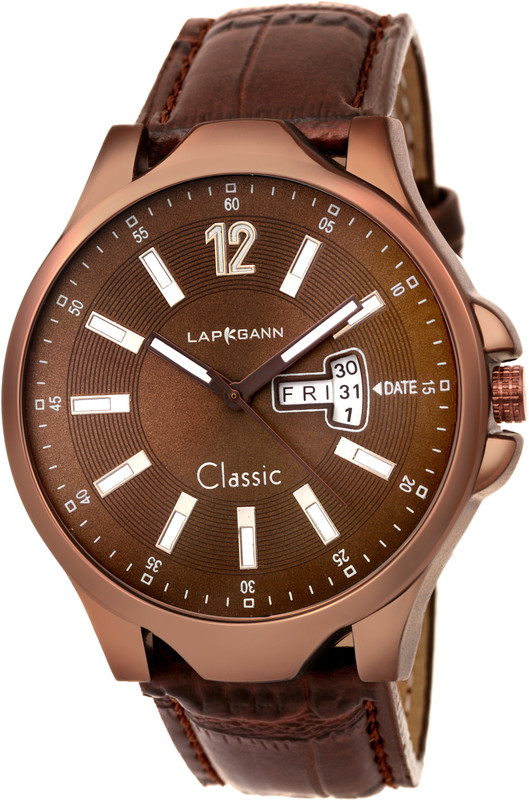 lapkgann couture LC.D.D.BS Gold Flame Analog Watch  - For Men