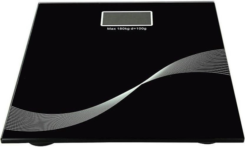 GLOWISH LCD DISPLAY PERSONAL BODY CARE GLASS FLAT PLATFORM SCALE KG/LBS Weighing Scale(Multicolor)