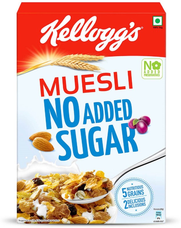 Kellogg’s Muesli No Added Sugar Box