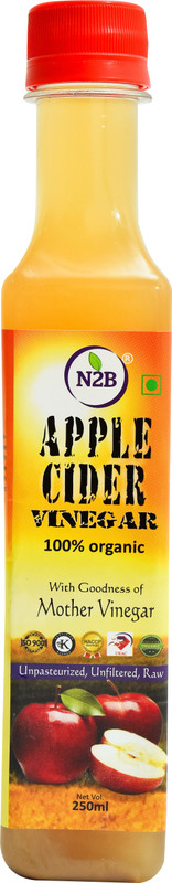 N2B APPLE CIDER VINEGAR FOR HEALTH MANAGEMENT ORGANIC UNPASTEURIZD UNFILTERED & RAW 250ml Vinegar(250 ml) N2B APPLE CIDER VINEGAR FOR HEALTH MANAGEMENT ORGANIC UNPASTEURIZD UNFILTERED & RAW 250ml Vinegar(250 ml)