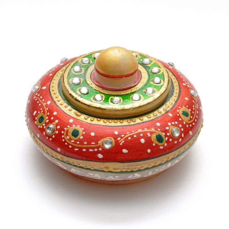 vaishnavi art collection VAC0041 Decorative Showpiece  -  5 cm(Brass, Multicolor)