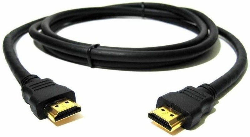 rajlakshmi mobiles HDMI cable hi speed full hd HDMI Cable(Compatible with computer, laptop, cctv camera, Black)