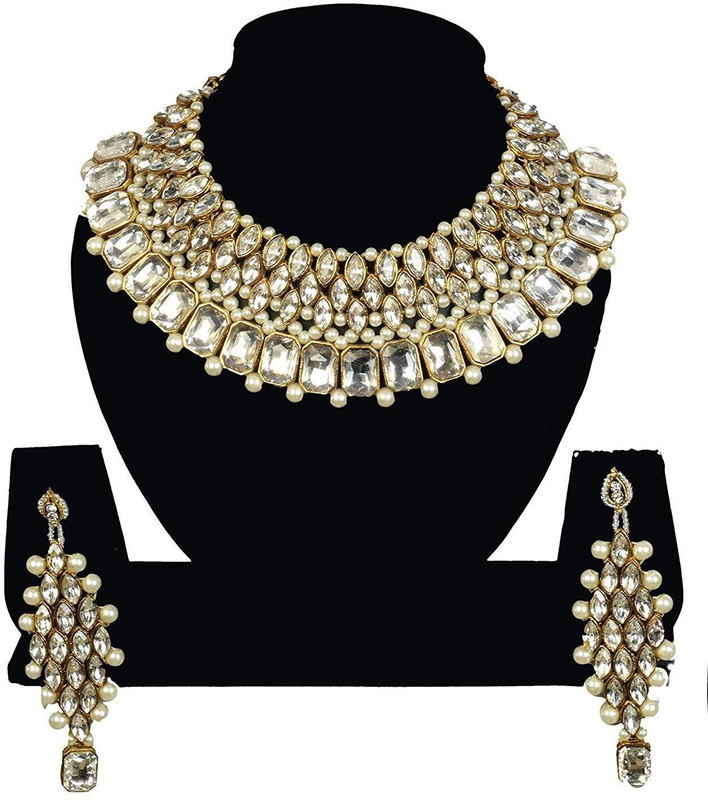 manath Stone Jewel Set(White)