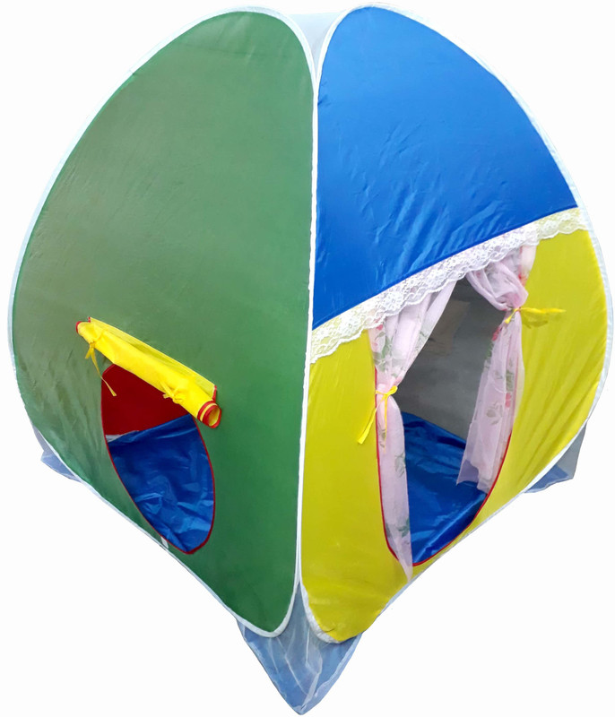 SUNSHINE Fodable Kids Play Tent House(Multicolor)