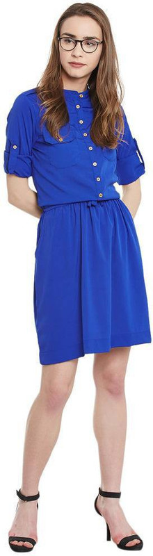 murti Women T Shirt Blue Dress