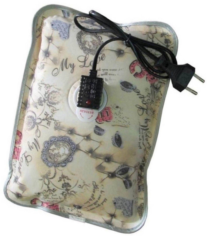 CRETO New Original Cordless Electric Heating Liquid Filled Heating Pad electric 1 L Hot Water Bag(Multicolor)