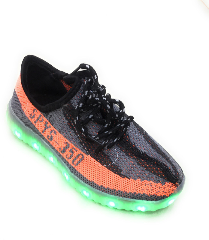 anchor shoes Boys Lace Running Shoes(Grey)