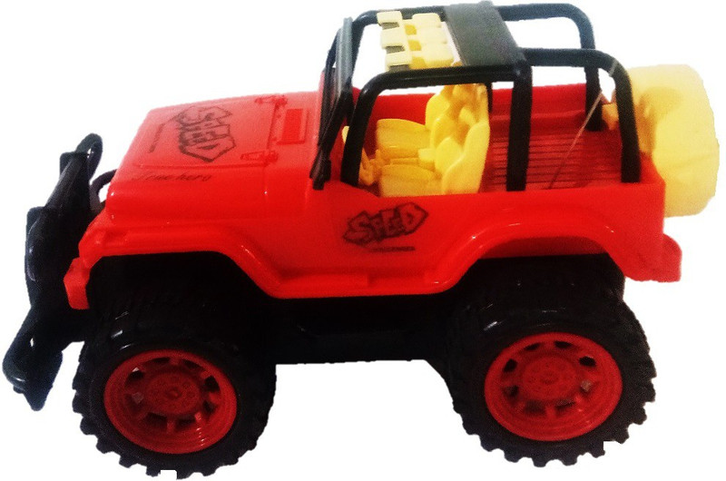 collectionmart Remote Control Open Jeep Toy For Kids (Red)(Red)