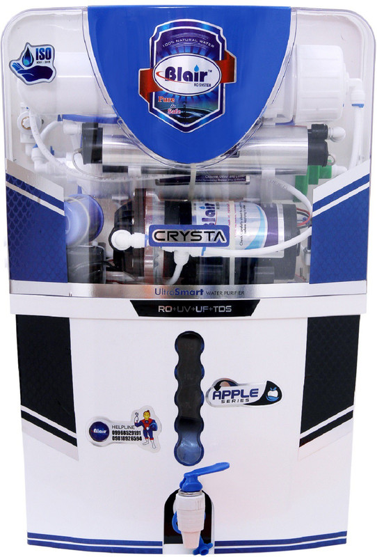 BLAIR CRYSTA GRAND 12 L RO + UV + UF + TDS Water Purifier(White)