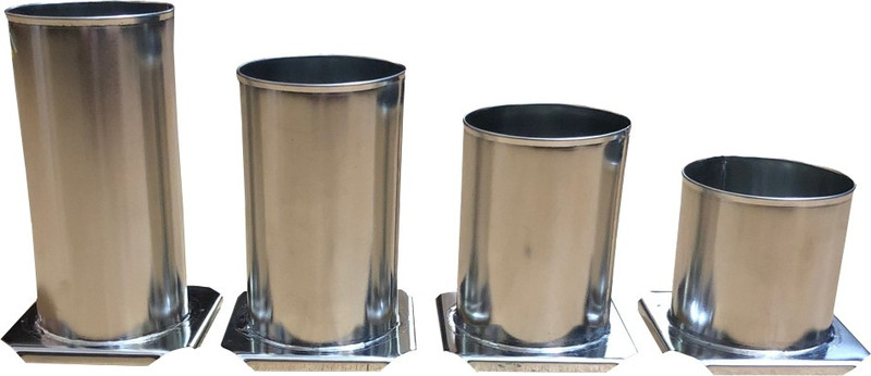 krokio Mirror Polished Iron, Plated Candle Moulds