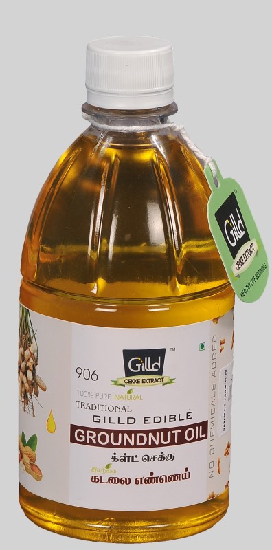 GILLD CEKKE EXTRACT GROUNDNUT OIL 500ML Groundnut Oil Plastic Bottle(500 ml)