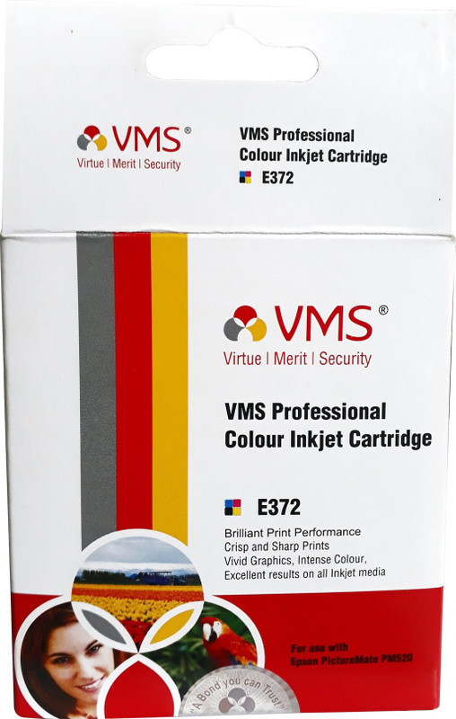 vms Professional Colour Inkjet Cartridge for Epson Picture Mate PM 520 Printer Multi Color Ink Cartridge(Magenta, Cyan, Black, Yellow)
