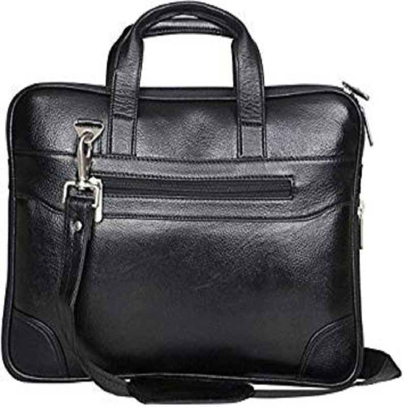 luxury designer 16 inch Laptop Messenger Bag(Black)