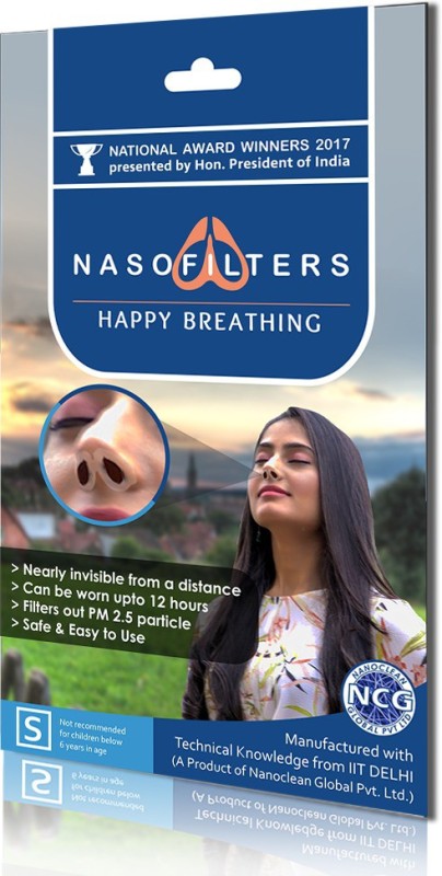 Nasofilters Pack Of 24 + 6 Compliemntary Pack Of 24 + 6 Compliemntary Mask and Respirator