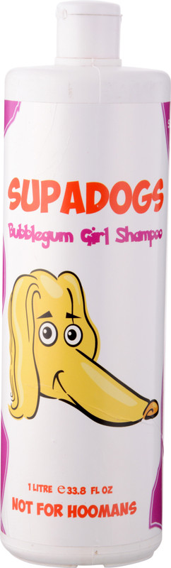 supadogs Anti-fungal BUBBLEGUM GIRL Dog Shampoo(1 L)